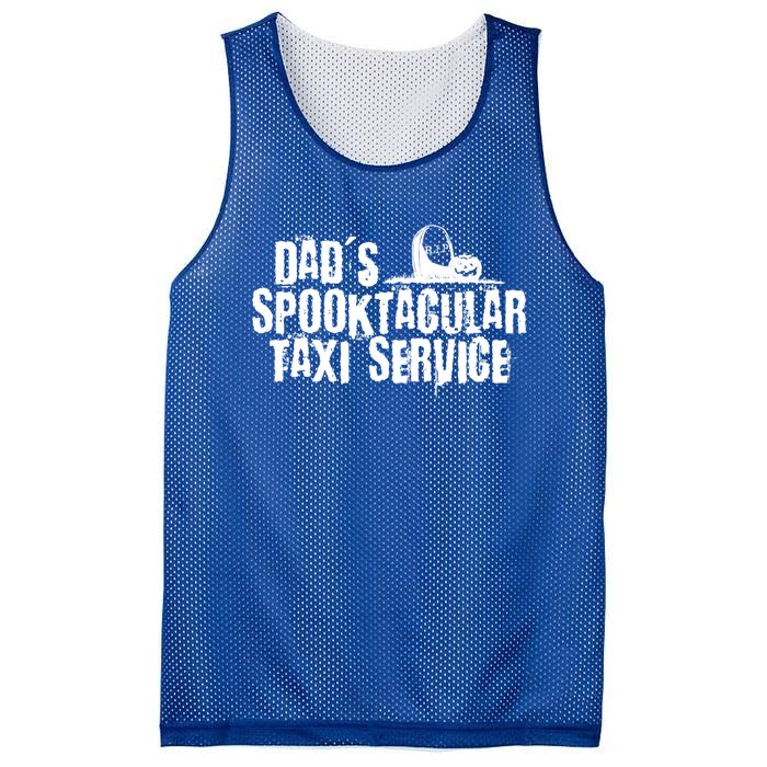 Dads Taxi Service Halloween Funny Gift Mesh Reversible Basketball Jersey Tank