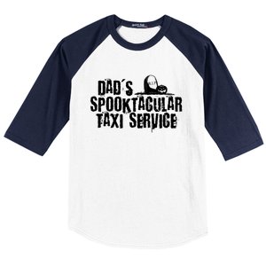 Dads Taxi Service Halloween Funny Gift Baseball Sleeve Shirt