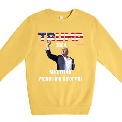 Donald Trump Shooting Makes Me Stronger Premium Crewneck Sweatshirt