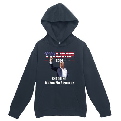 Donald Trump Shooting Makes Me Stronger Urban Pullover Hoodie