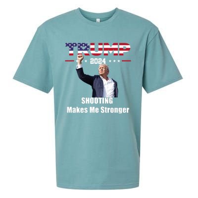 Donald Trump Shooting Makes Me Stronger Sueded Cloud Jersey T-Shirt