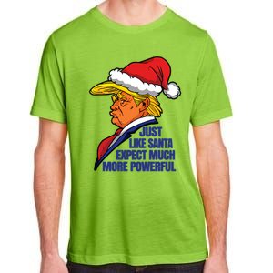 Donald Trump Santa Claus Christmas Adult ChromaSoft Performance T-Shirt