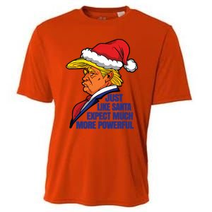 Donald Trump Santa Claus Christmas Cooling Performance Crew T-Shirt