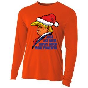 Donald Trump Santa Claus Christmas Cooling Performance Long Sleeve Crew