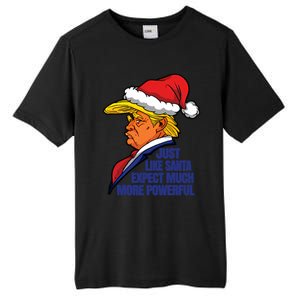 Donald Trump Santa Claus Christmas Tall Fusion ChromaSoft Performance T-Shirt