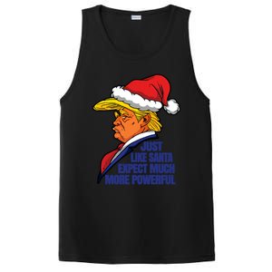 Donald Trump Santa Claus Christmas PosiCharge Competitor Tank