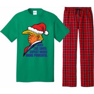 Donald Trump Santa Claus Christmas Pajama Set