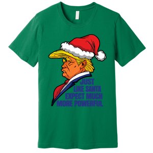 Donald Trump Santa Claus Christmas Premium T-Shirt