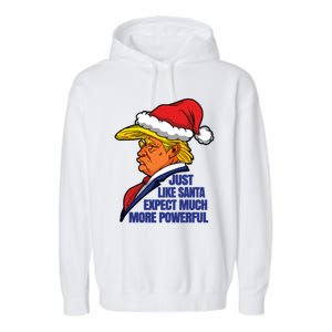 Donald Trump Santa Claus Christmas Garment-Dyed Fleece Hoodie