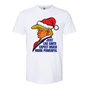 Donald Trump Santa Claus Christmas Softstyle CVC T-Shirt