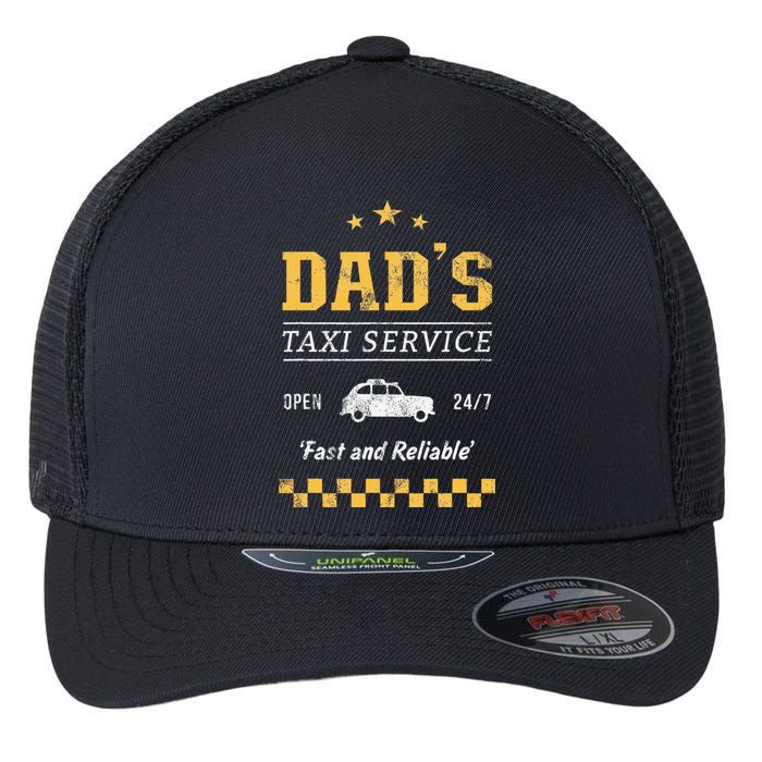 DadS Taxi Service Flexfit Unipanel Trucker Cap