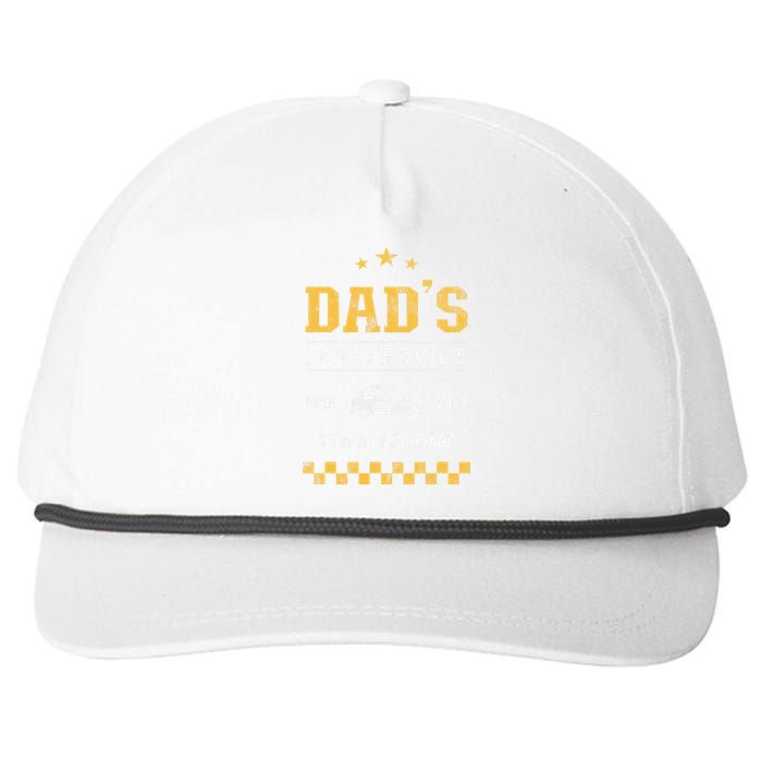 DadS Taxi Service Snapback Five-Panel Rope Hat