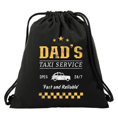 DadS Taxi Service Drawstring Bag
