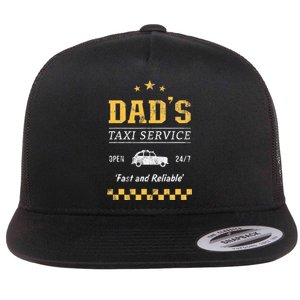 DadS Taxi Service Flat Bill Trucker Hat