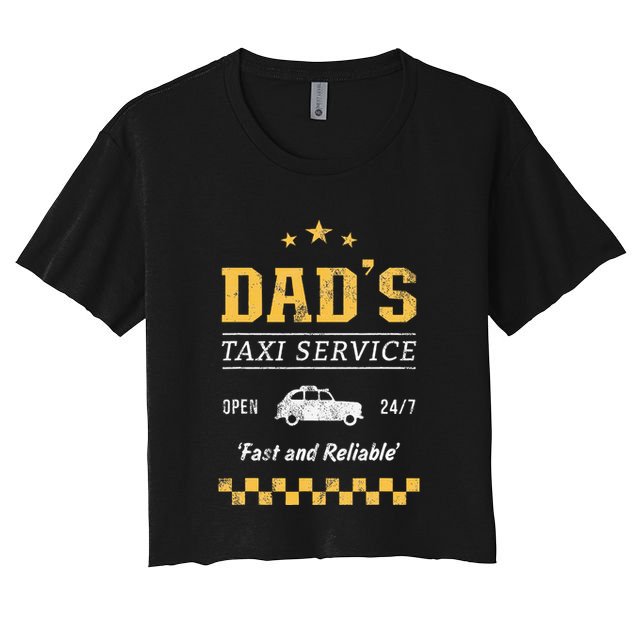 DadS Taxi Service Crop Top