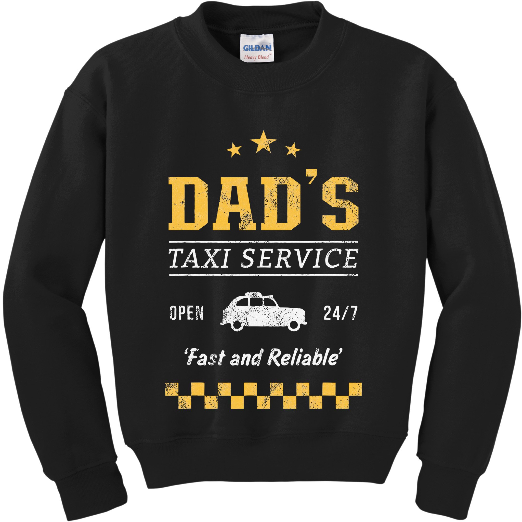 DadS Taxi Service Kids Sweatshirt