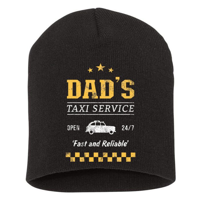 DadS Taxi Service Short Acrylic Beanie