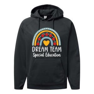 Dream Team Special Education Squad Special Education Teacher Performance Fleece Hoodie