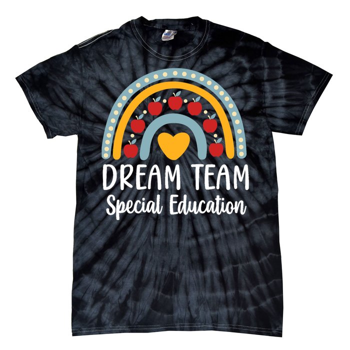 Dream Team Special Education Squad Special Education Teacher Tie-Dye T-Shirt