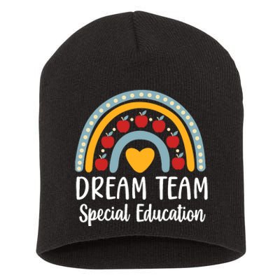 Dream Team Special Education Squad Special Education Teacher Short Acrylic Beanie