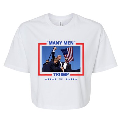 Donald Trump Survived His Rally On July 13th 2024 Bella+Canvas Jersey Crop Tee