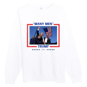 Donald Trump Survived His Rally On July 13th 2024 Premium Crewneck Sweatshirt