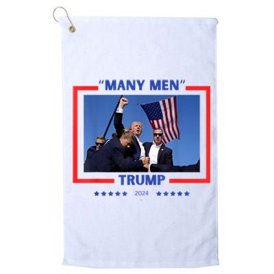 Donald Trump Survived His Rally On July 13th 2024 Platinum Collection Golf Towel