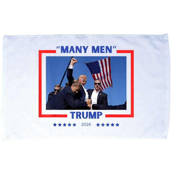 Donald Trump Survived His Rally On July 13th 2024 Microfiber Hand Towel