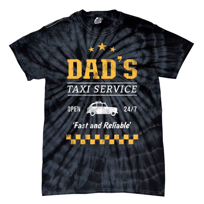 DadS Taxi Service Tie-Dye T-Shirt