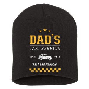 DadS Taxi Service Short Acrylic Beanie