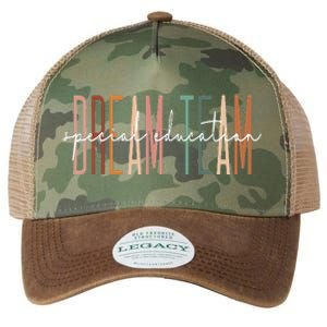 Dream Team Special Education Squad Special Education Teacher Legacy Tie Dye Trucker Hat