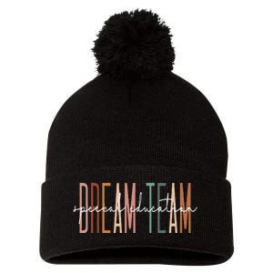 Dream Team Special Education Squad Special Education Teacher Pom Pom 12in Knit Beanie