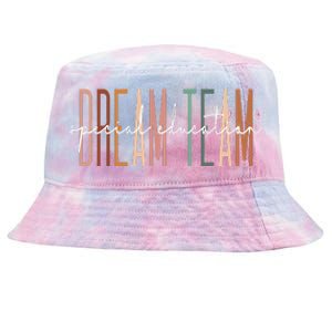 Dream Team Special Education Squad Special Education Teacher Tie-Dyed Bucket Hat