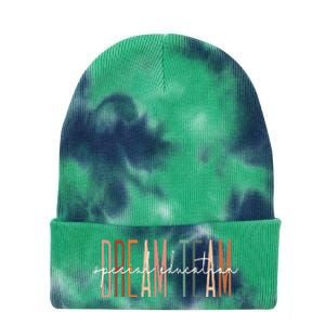 Dream Team Special Education Squad Special Education Teacher Tie Dye 12in Knit Beanie