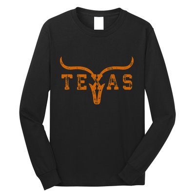 Distressed Texas State Long Sleeve Shirt