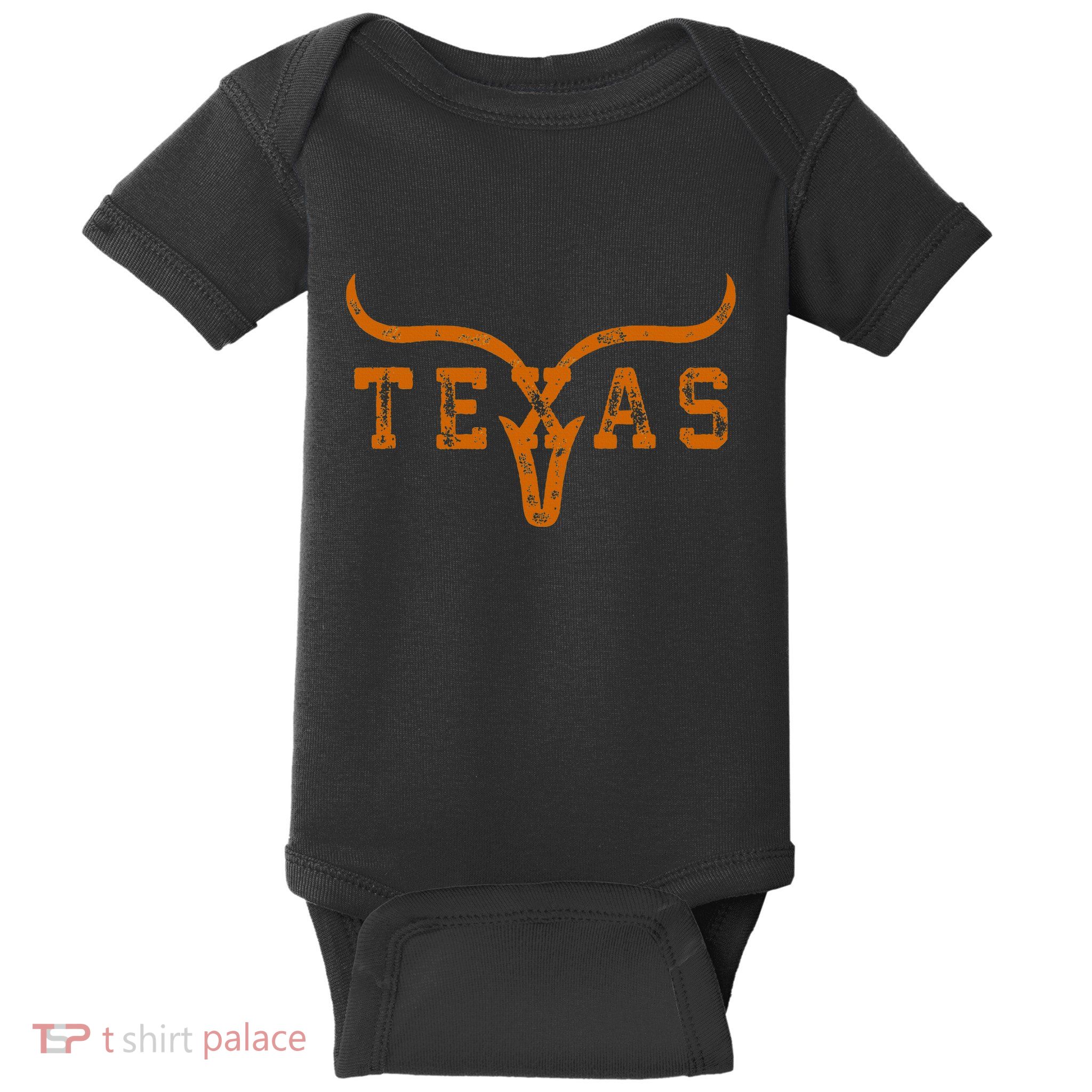 Distressed Texas State Baby Bodysuit