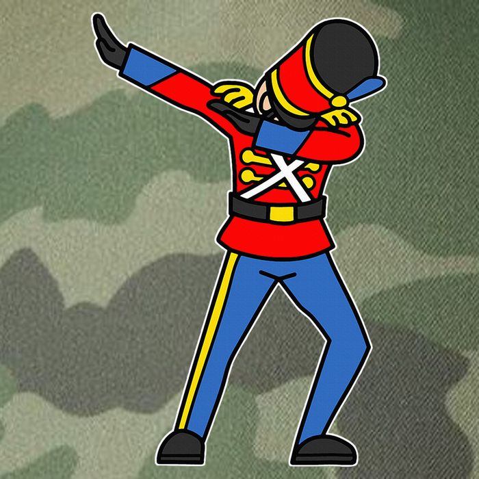 Dabbing Toy Soldier Nutcracker Christmas Legacy Tie Dye Trucker Hat