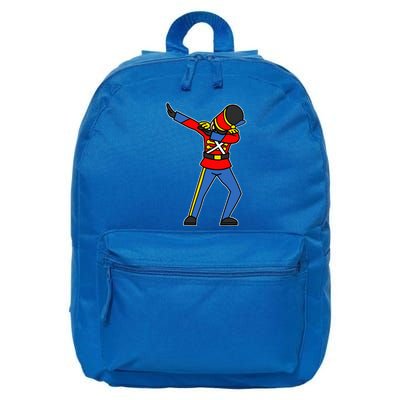 Dabbing Toy Soldier Nutcracker Christmas 16 in Basic Backpack