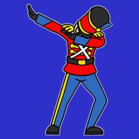 Dabbing Toy Soldier Nutcracker Christmas 16 in Basic Backpack