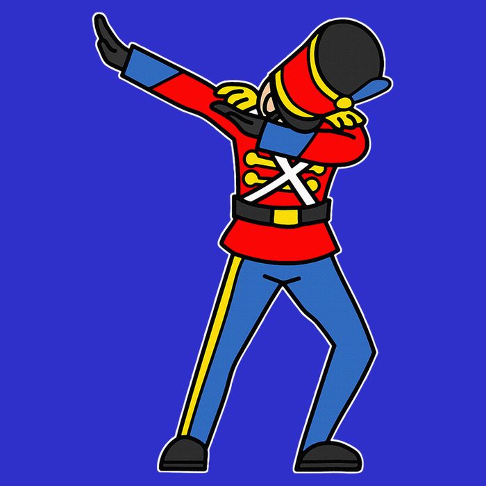 Dabbing Toy Soldier Nutcracker Christmas 16 in Basic Backpack