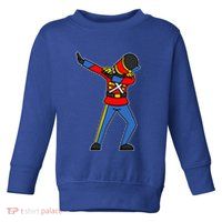 Dabbing Toy Soldier Nutcracker Christmas Toddler Sweatshirt