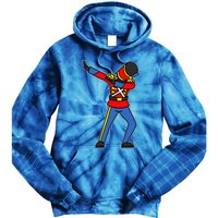 Dabbing Toy Soldier Nutcracker Christmas Tie Dye Hoodie