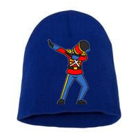 Dabbing Toy Soldier Nutcracker Christmas Short Acrylic Beanie