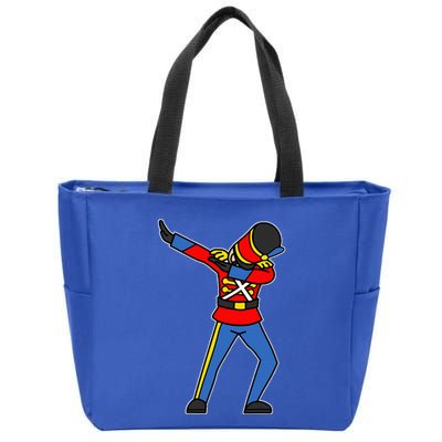 Dabbing Toy Soldier Nutcracker Christmas Zip Tote Bag