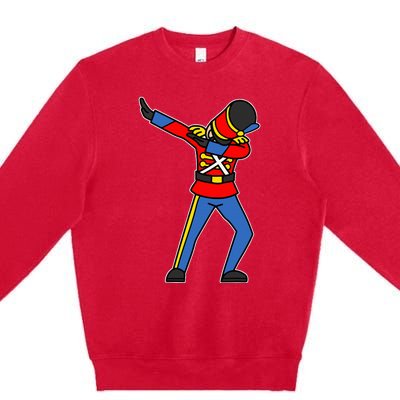 Dabbing Toy Soldier Nutcracker Christmas Premium Crewneck Sweatshirt