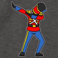 Dabbing Toy Soldier Nutcracker Christmas Vector Backpack