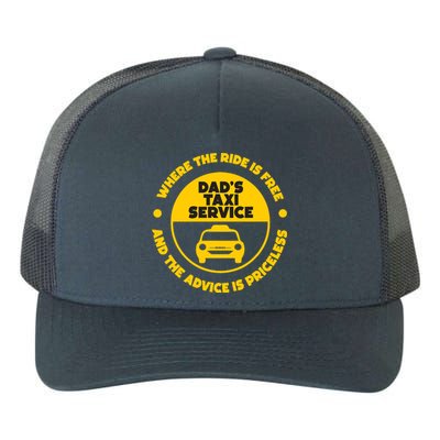 DadS Taxi Service Fathers Day Funny Dad Papa Chauffeur Cab Yupoong Adult 5-Panel Trucker Hat