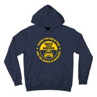 DadS Taxi Service Fathers Day Funny Dad Papa Chauffeur Cab Tall Hoodie