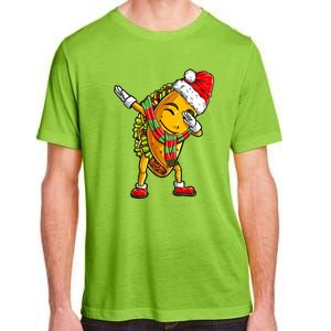 Dabbing Taco Santa Christmas Boys Dab Xmas Gifts Adult ChromaSoft Performance T-Shirt