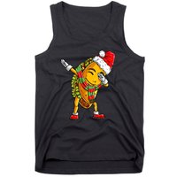 Dabbing Taco Santa Christmas Boys Dab Xmas Gifts Tank Top